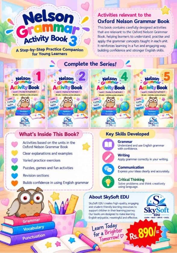 More about Nelson Grammar Activity Book 3